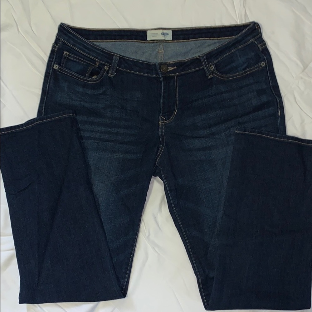 Old Navy Straight Dark Denim Jeans